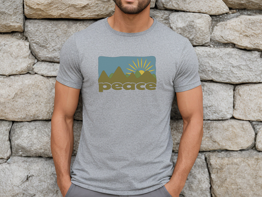 Peace Mountains Softstyle Tee