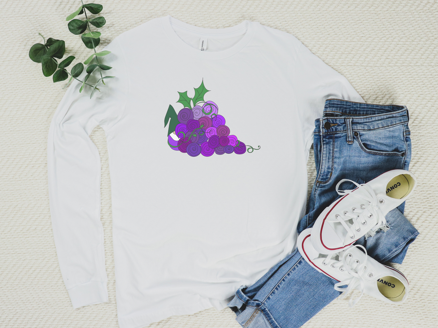 Gnome Sour Grapes Long Sleeve Tee