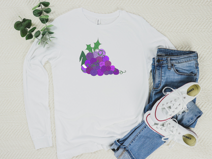 Gnome Sour Grapes Long Sleeve Tee