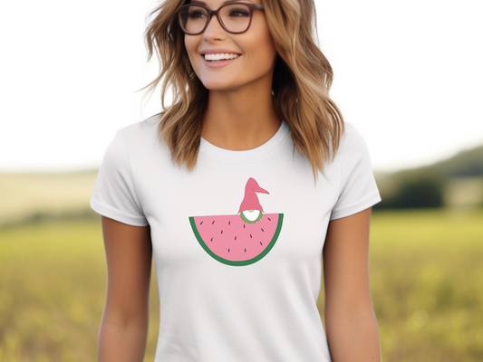 Watermelon Gnome Women's Softstyle Tee