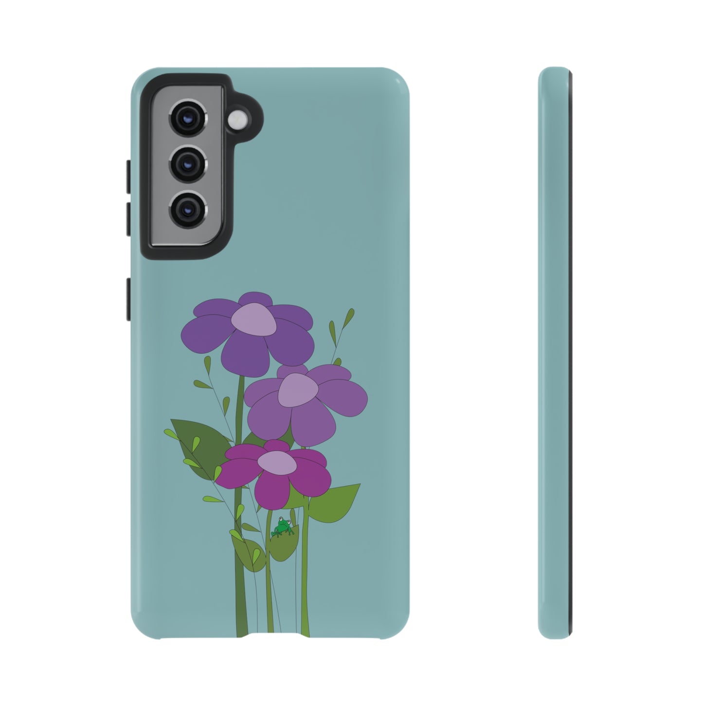 Frog Among Posies Phone Case