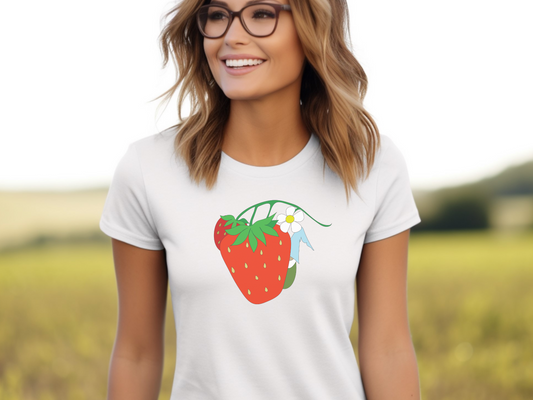 Strawberry Gnome Women's Softstyle Tee