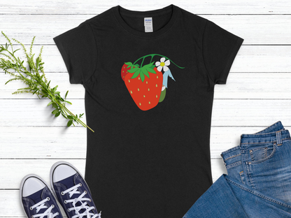 Strawberry Gnome Women's Softstyle Tee