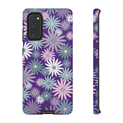 Pastel Daisy's in Purple Phone Case