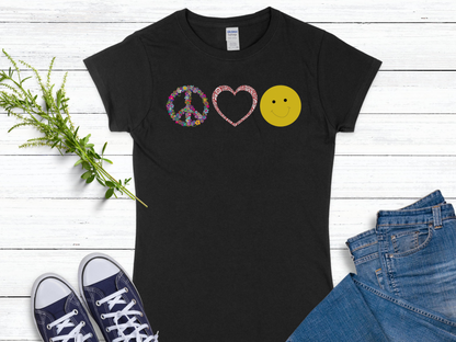 Peace Love & Joy Women's Softstyle Tee