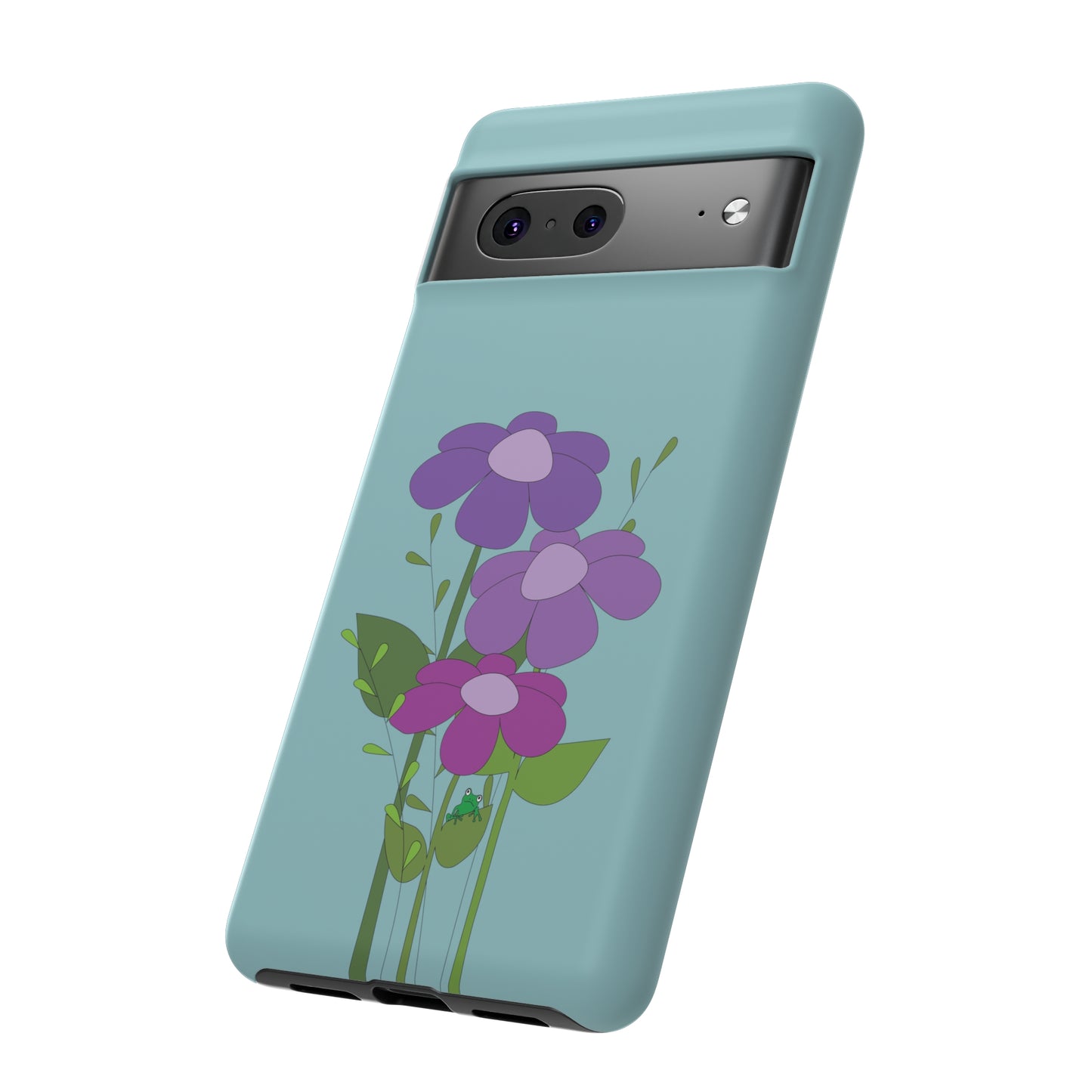 Frog Among Posies Phone Case