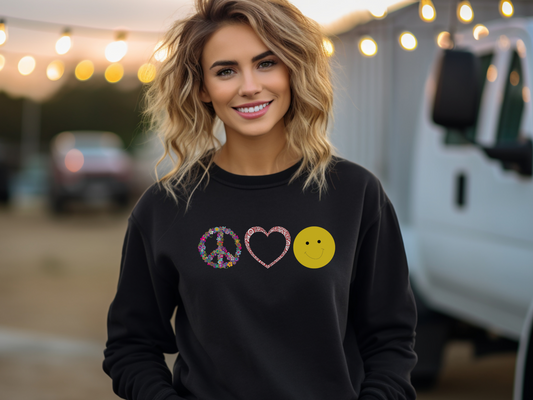 Peace Love & Joy Sweatshirt