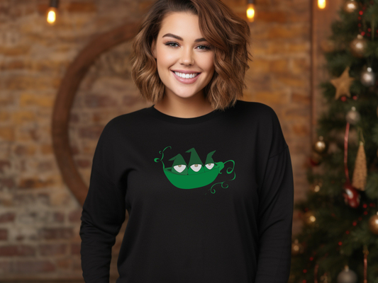 Three Gnomes in Pod Long Sleeve Tee