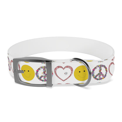 Peace Love & Joy Dog Collar