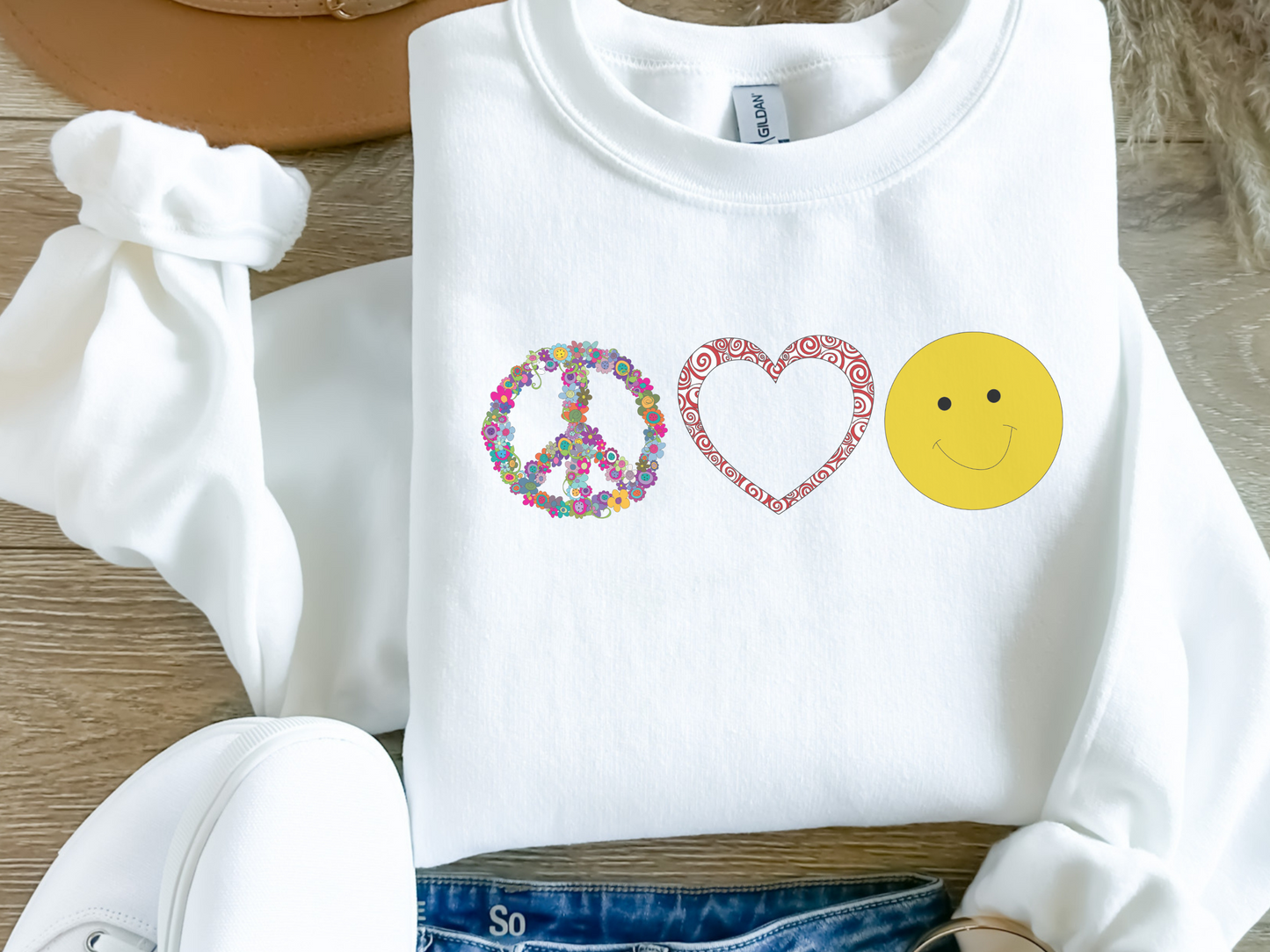 Peace Love & Joy Sweatshirt