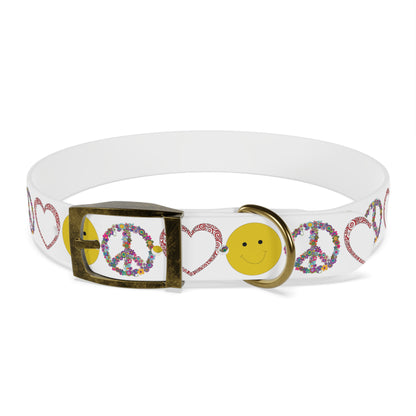 Peace Love & Joy Dog Collar