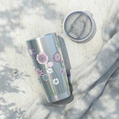 Pastel Posies 20oz Tumbler