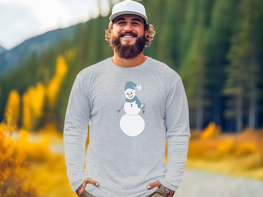 Snowman Long Sleeve Tee