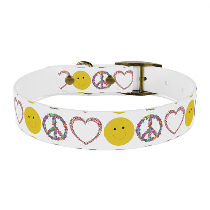 Peace Love & Joy Dog Collar