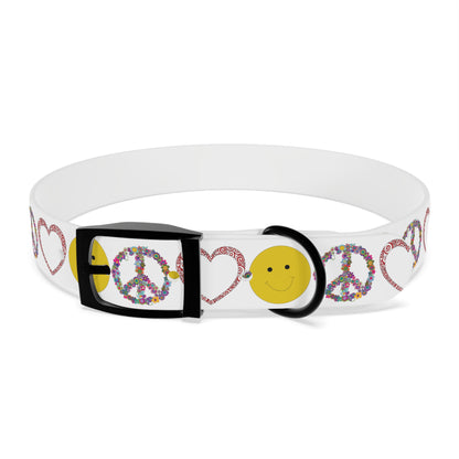 Peace Love & Joy Dog Collar