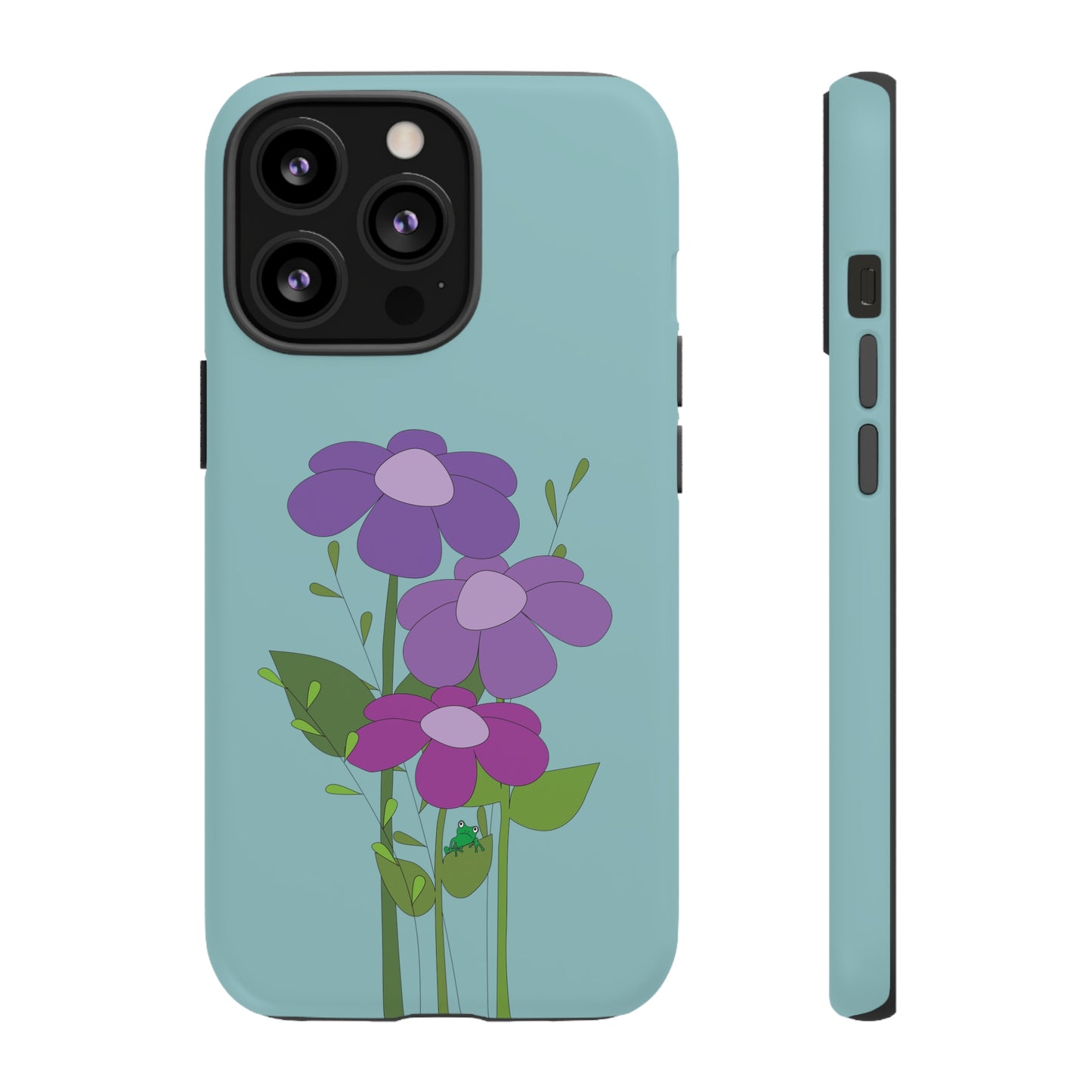 Frog Among Posies Phone Case