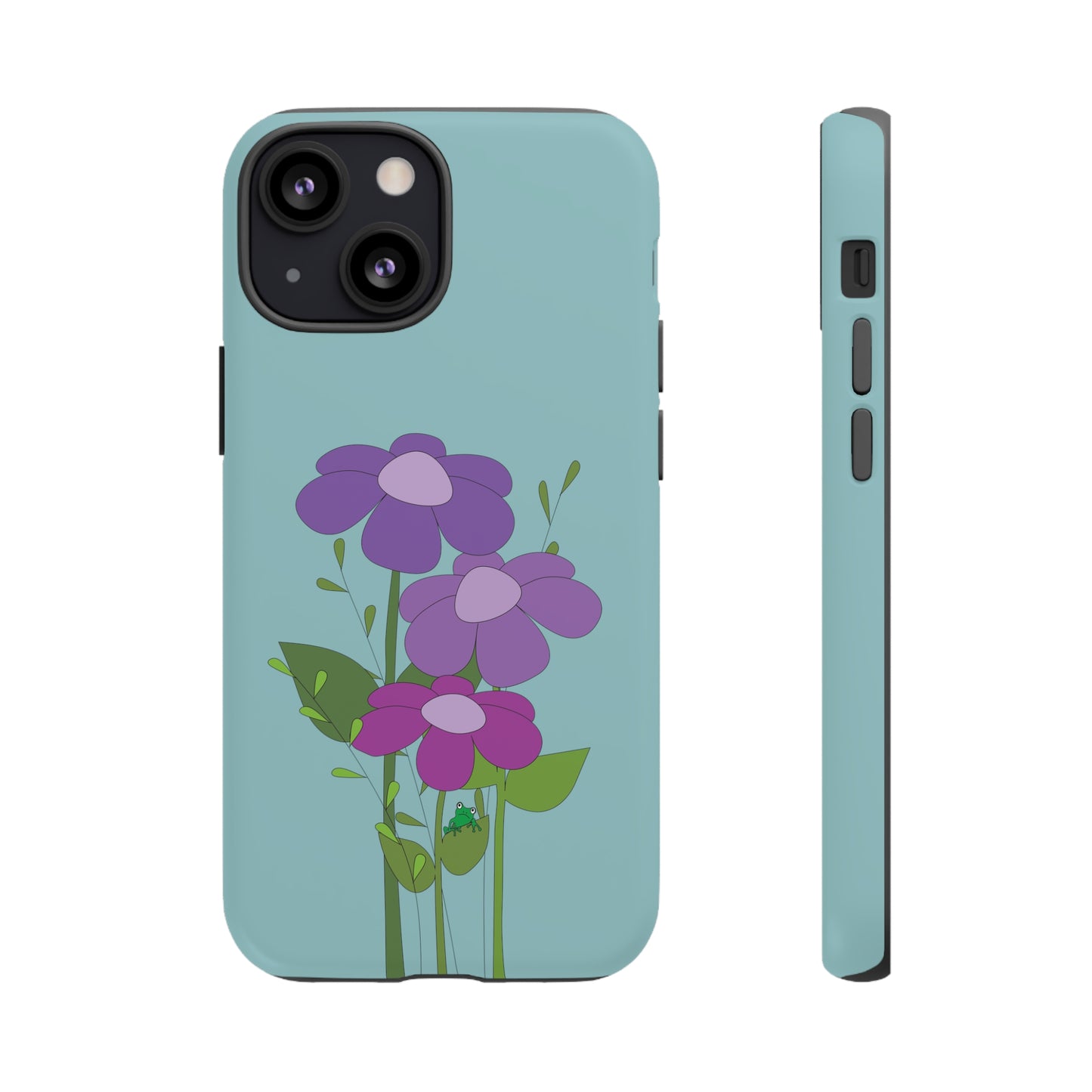 Frog Among Posies Phone Case