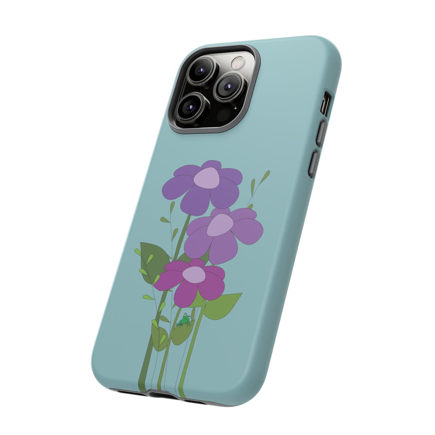 Frog Among Posies Phone Case