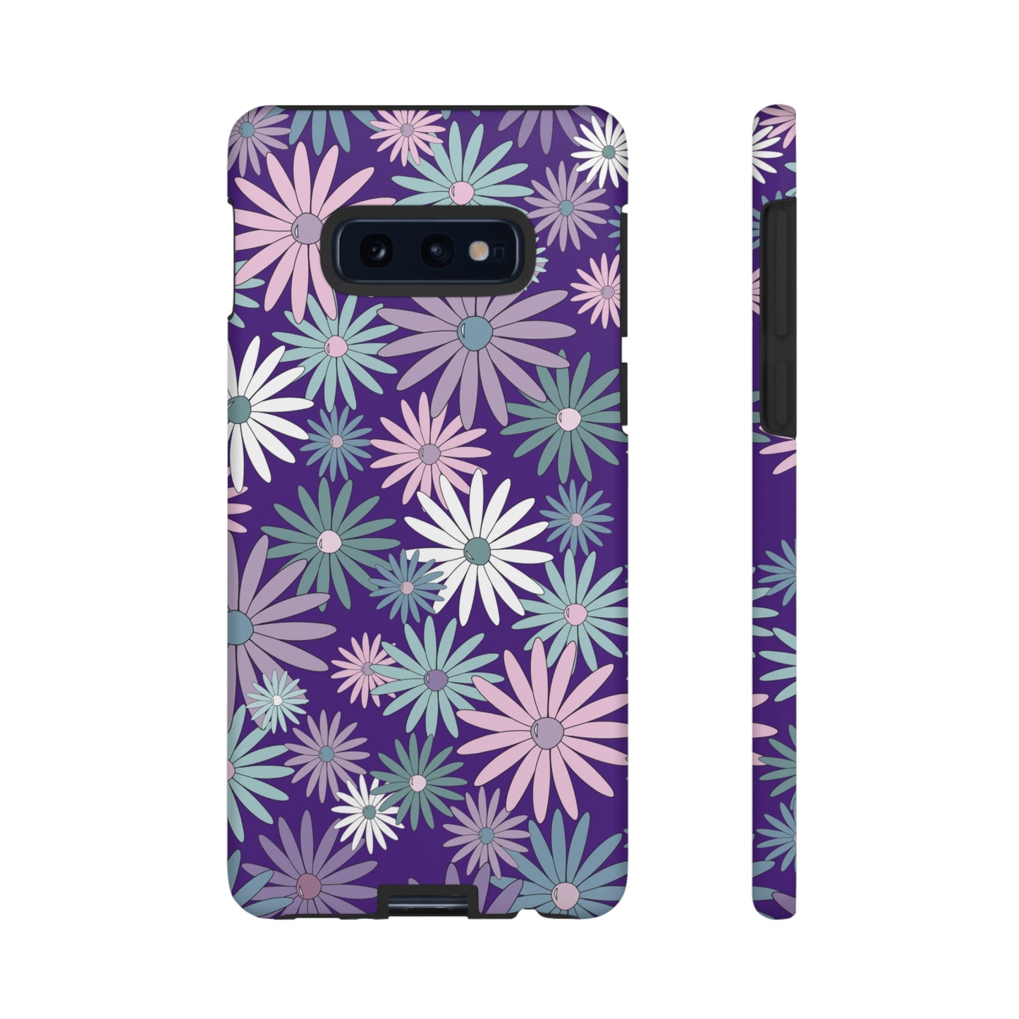 Pastel Daisy's in Purple Phone Case