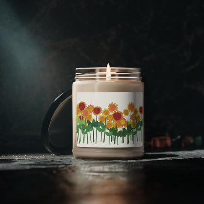 Sunflower Fields Soy Candle, 9oz