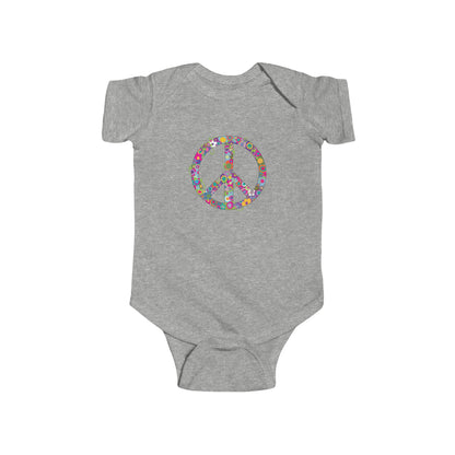 Peaceful Posies Infant Fine Jersey Bodysuit