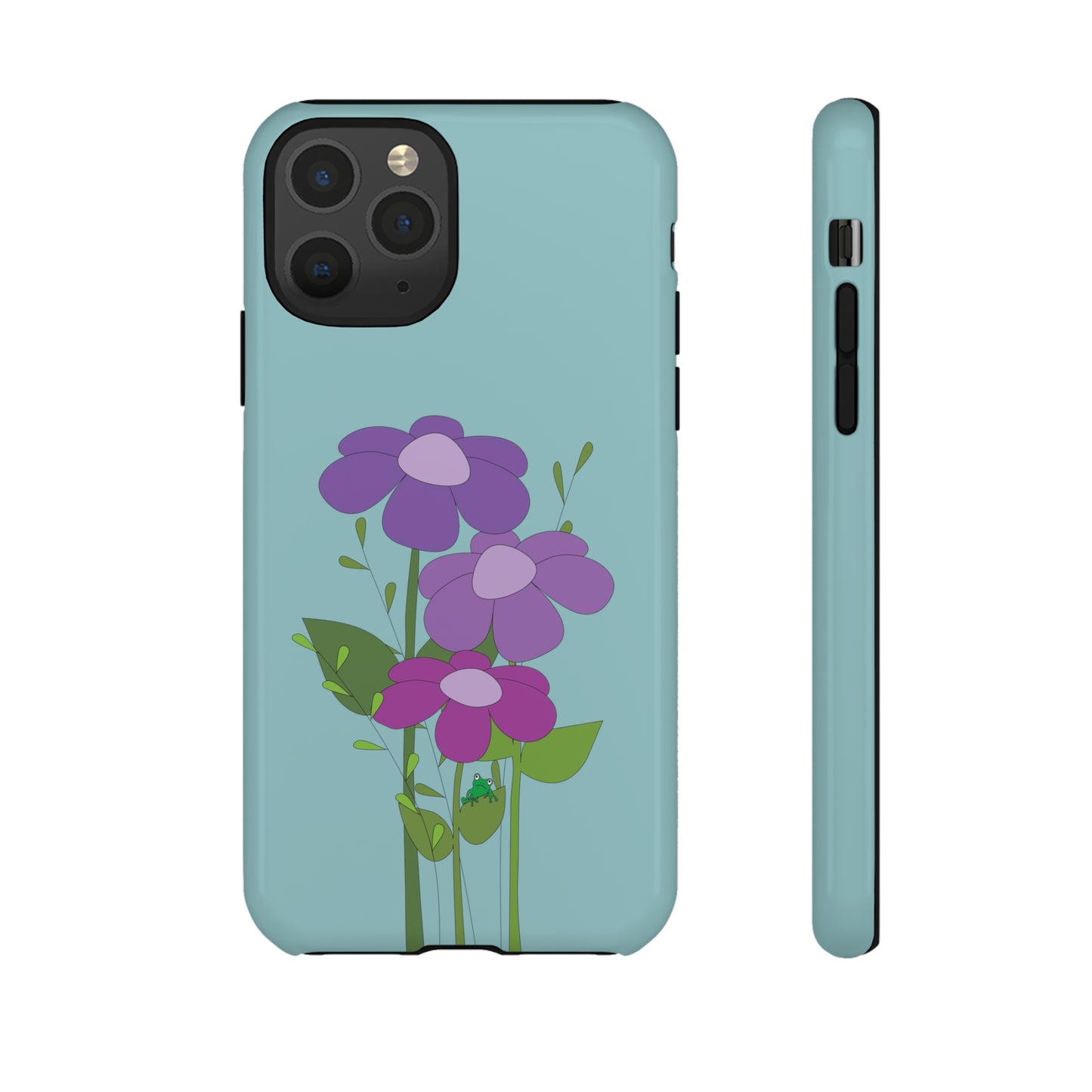 Frog Among Posies Phone Case