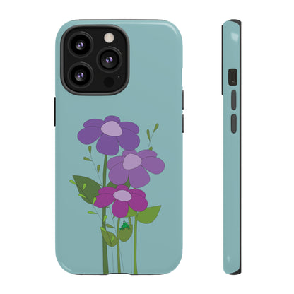 Frog Among Posies Phone Case