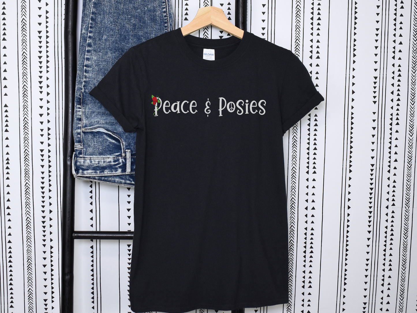 Peace & Posies Softstyle Tee